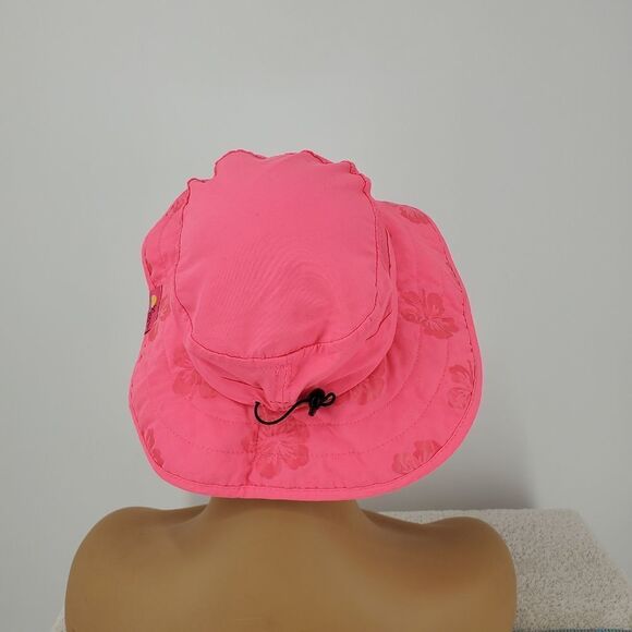 Sun Protection Zone UPF 50+ Pink Bucket Hat With Velcro Straps - Picture 4 of 8